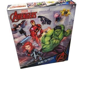 NIB Marvel Avengers Prime 3 D 500 Piece Puzzle 24" X 18". 6 +